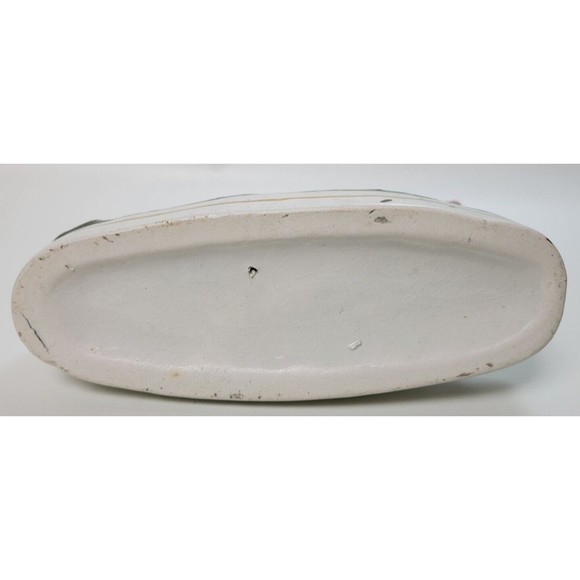 Vintage Staffordshire Whippet Greyhound Hunting Dog w. Rabbit Hare Figurine 11" - Picture 13 of 15